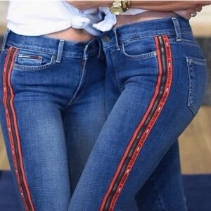 Y2K Tommy Hilfiger skinny jeans